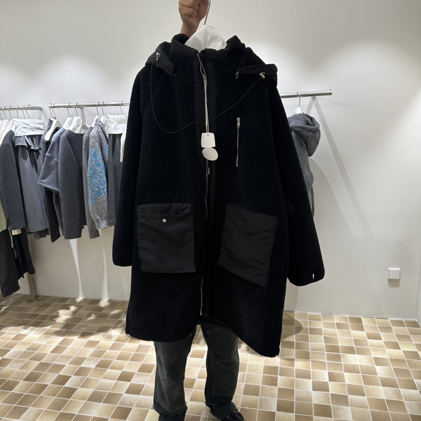 MYNAMEIS/AIME HOPE MAKE韓國直郵女士新款時尚中長款大衣長款MYNAMEIS/AIME HOPE MAKE中長款大衣圖色2