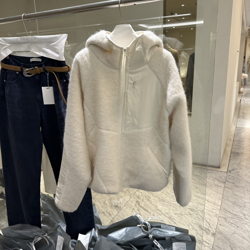 MYNAMEIS/AIME HOPE MAKE韓國代購女裝新品真品夾克羊駝毛MYNAMEIS/AIME HOPE MAKE夾克圖色1