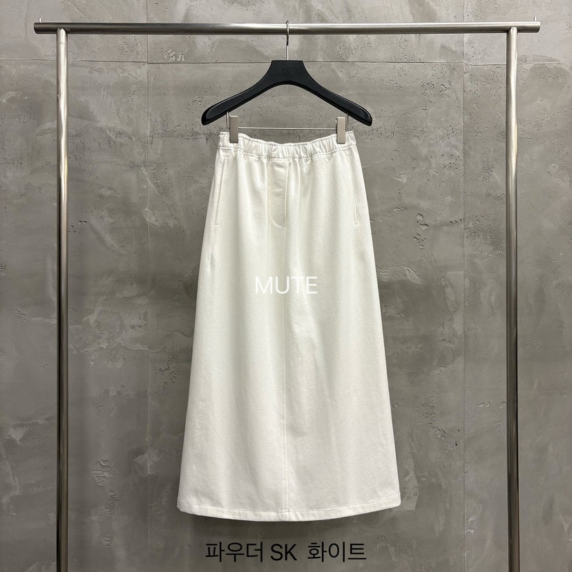 MUTE-P東大門直郵女士新品推薦真品人氣熱賣時尚休閑長裙MUTE長裙圖色1白色