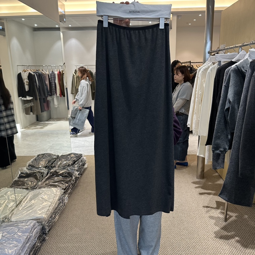 ARTISANAL東大門直郵女裝新品時尚熱賣人氣休閑推薦真品長裙ARTISANAL長裙圖色2墨色