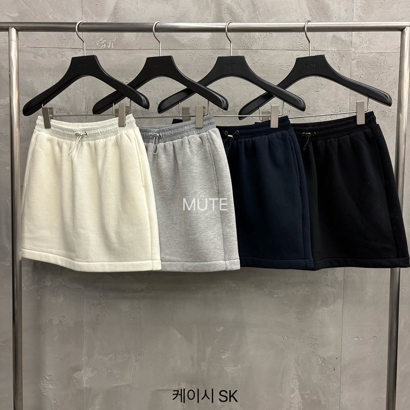 MUTE-P東大門實拍女士新品休閑時尚人氣熱賣推薦短裙加絨MUTE短裙