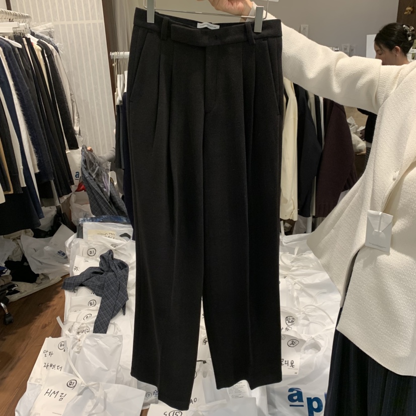 UNDERSTANDING東大門實拍女士新款真品人氣推薦熱賣休閑褲UNDERSTANDING休閑褲圖色3黑