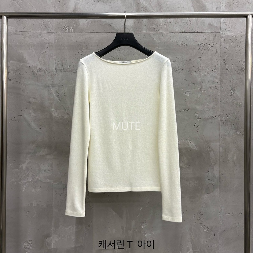 MUTE-P東大門直郵女士新款休閑推薦真品熱賣人氣長袖T恤MUTE長袖T恤圖色1