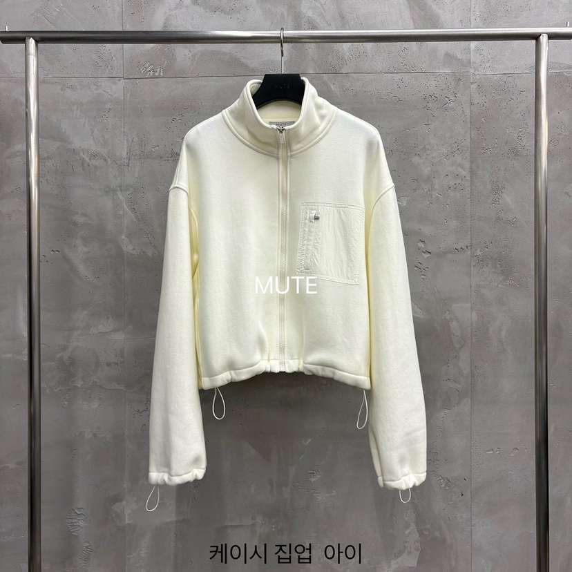 MUTE-P韓國直郵女裝新品休閑時尚熱賣人氣真品衛衣拉鏈加絨MUTE衛衣圖色1