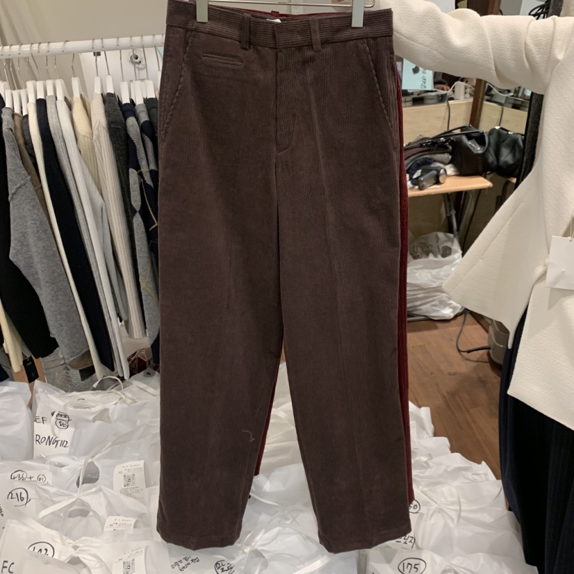 UNDERSTANDING韓國代購女裝新品熱賣推薦人氣真品時尚休閑褲UNDERSTANDING休閑褲圖色3棕色