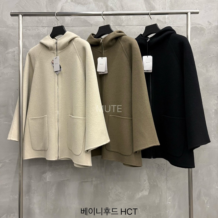 MUTE-P東大門實拍女士新款推薦休閑時尚真品熱賣短款大衣MUTE短款大衣