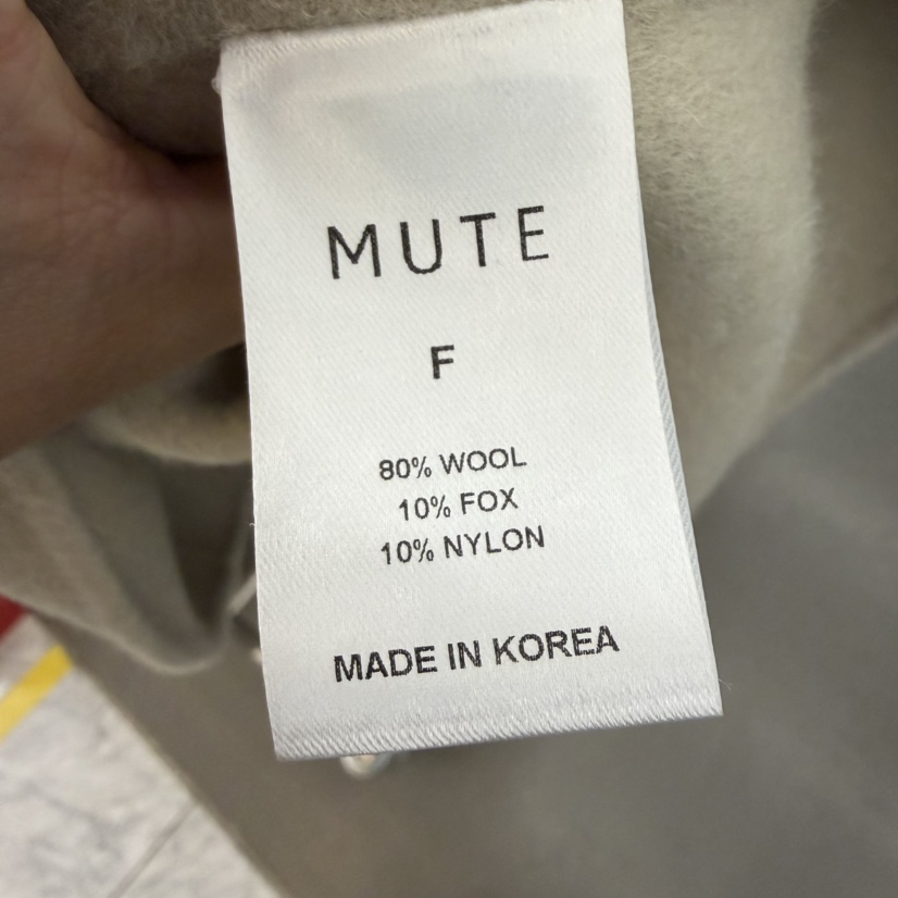 MUTE-P東大門實拍女士新款推薦休閑時尚真品熱賣短款大衣MUTE短款大衣