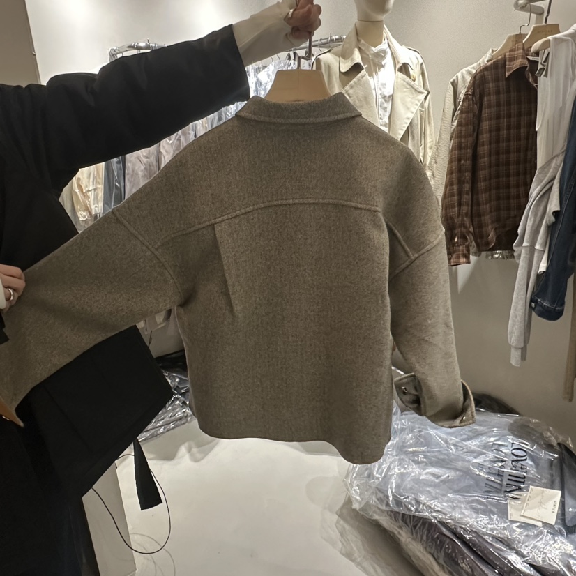 GENTLE B/LOVENTINA東大門實拍女士新品休閑夾克羊毛混紡GENTLE B/LOVENTINA夾克