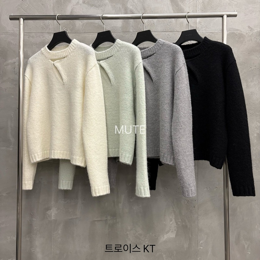 MUTE-P韓國代購女裝新品休閑熱賣真品推薦人氣時尚毛衣MUTE毛衣