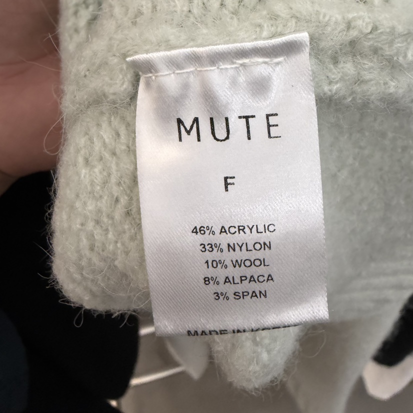 MUTE-P韓國代購女裝新品休閑熱賣真品推薦人氣時尚毛衣MUTE毛衣