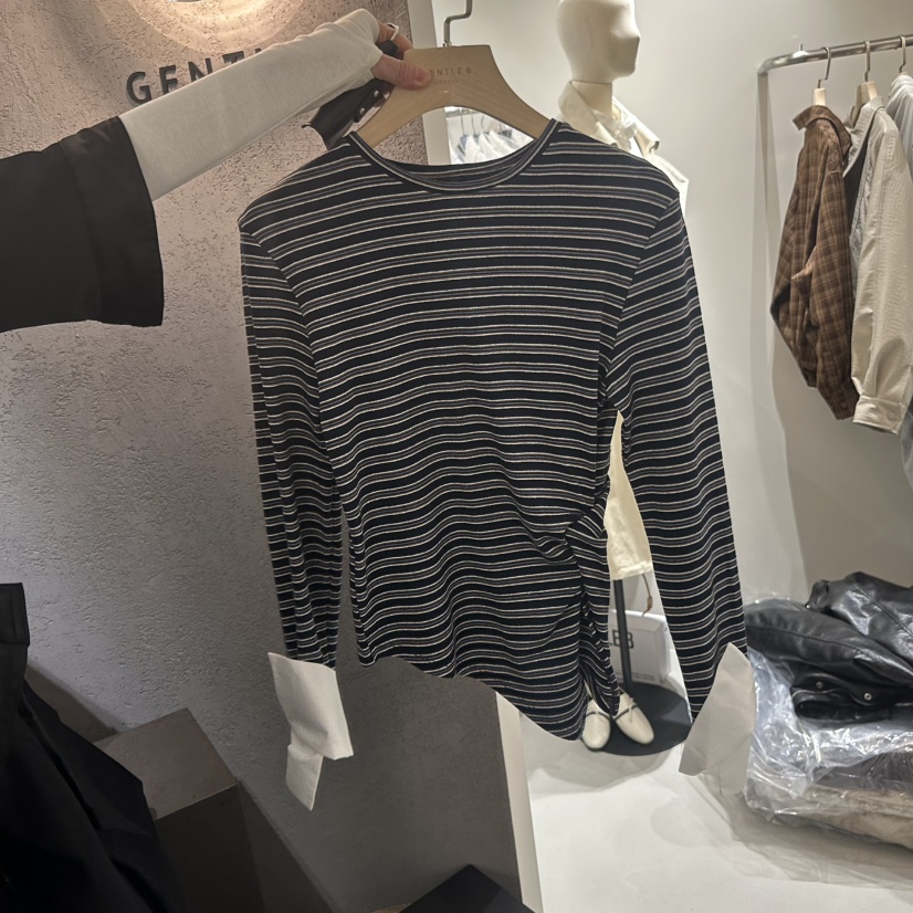GENTLE B/LOVENTINA東大門代購女士新品人氣時尚長袖T恤GENTLE B/LOVENTINA長袖T恤圖色2