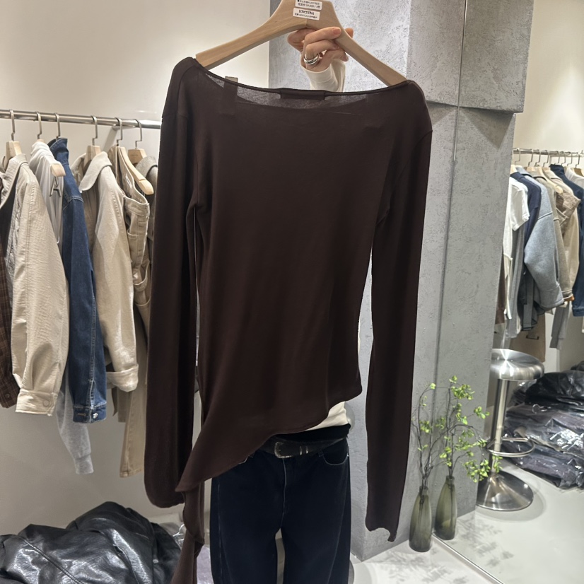 GENTLE B/LOVENTINA東大門實拍女裝新品人氣時尚長袖T恤GENTLE B/LOVENTINA長袖T恤