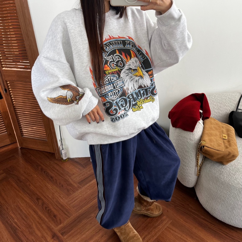 ODD FOCOUS韓國代購女士新品時尚熱賣真品休閑褲絲絨運動ODD FOCOUS休閑褲