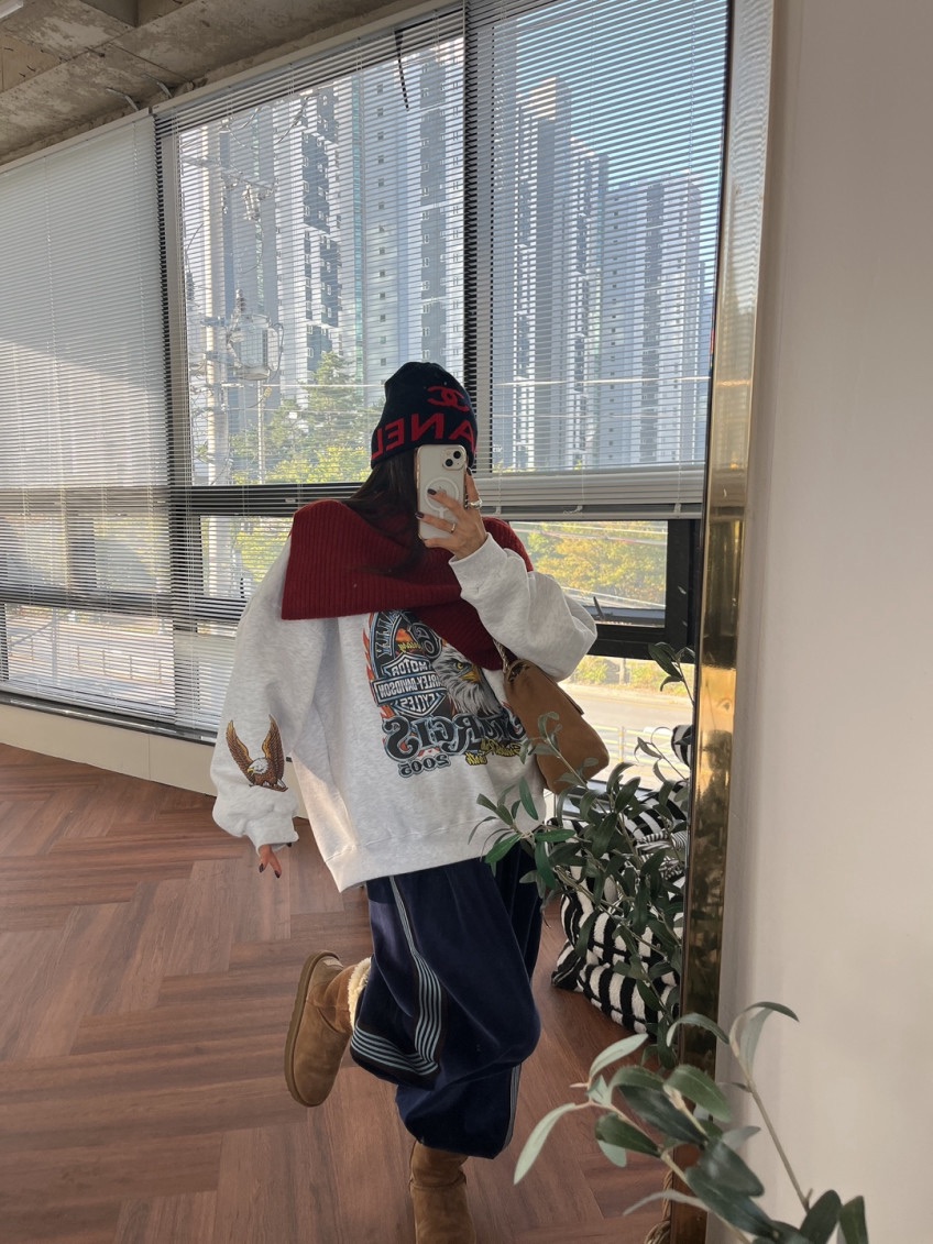 ODD FOCOUS韓國代購女士新品時尚熱賣真品休閑褲絲絨運動ODD FOCOUS休閑褲