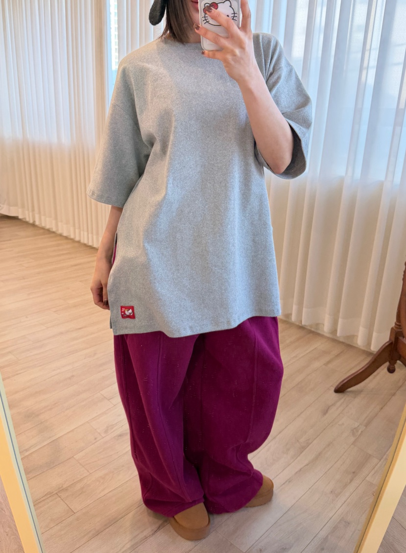 ODD FOCOUS韓國代購女裝新款熱賣人氣真品休閑褲雙面抓絨ODD FOCOUS休閑褲