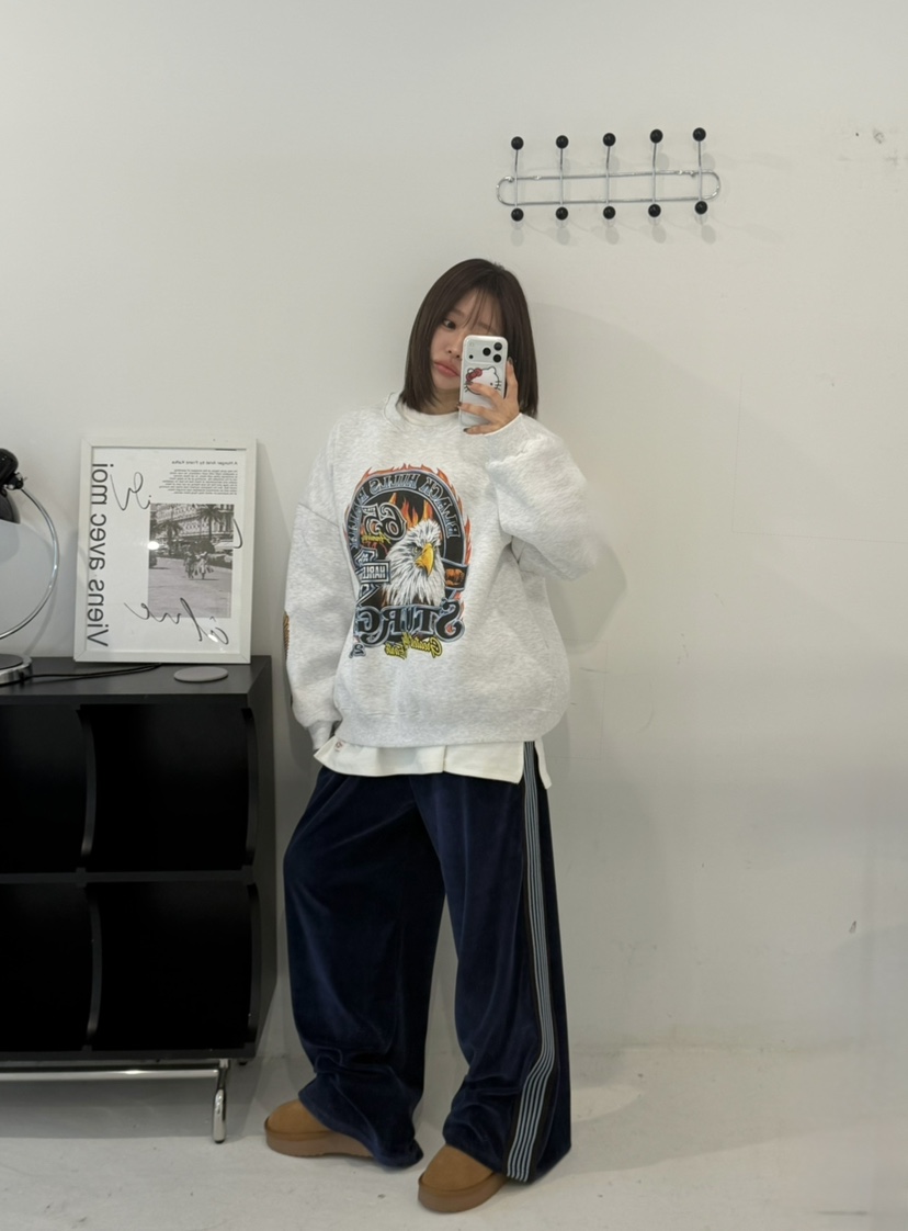 ODD FOCOUS韓國代購女士新品休閑真品時尚推薦熱賣衛衣抓絨ODD FOCOUS衛衣