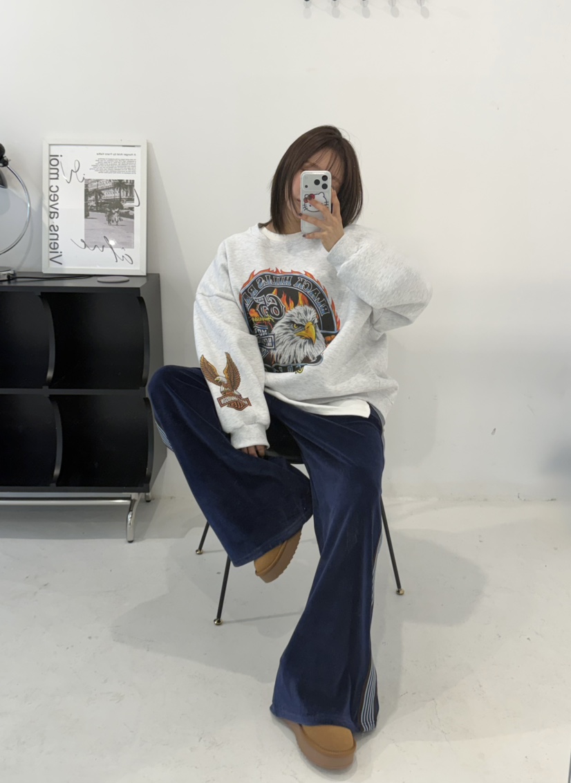 ODD FOCOUS韓國代購女士新品休閑真品時尚推薦熱賣衛衣抓絨ODD FOCOUS衛衣
