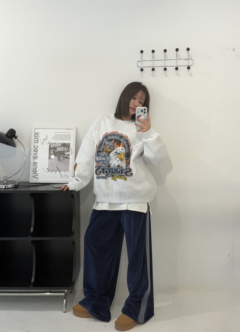 ODD FOCOUS韓國代購女士新品休閑真品時尚推薦熱賣衛衣抓絨ODD FOCOUS衛衣
