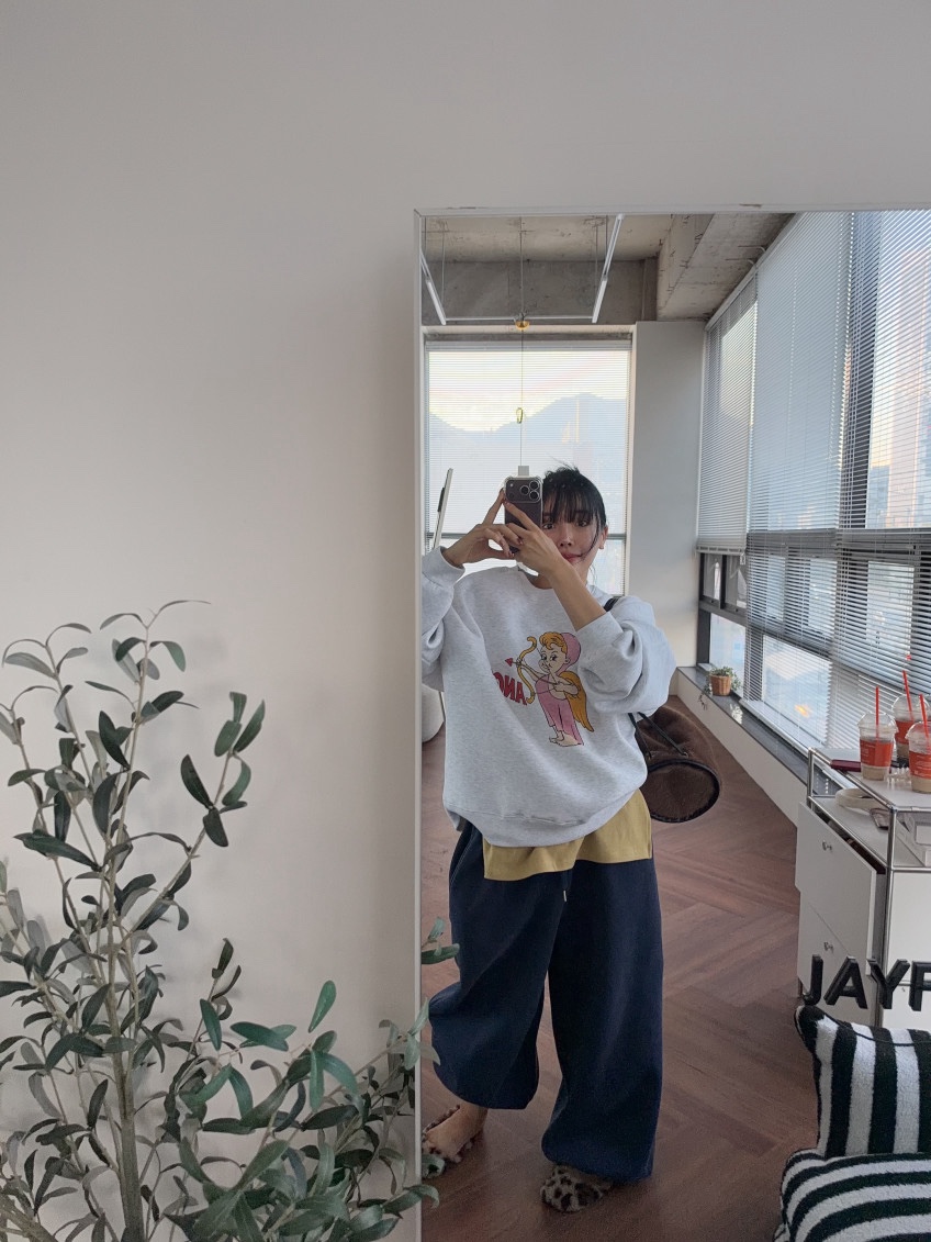 ODD FOCOUS韓國直郵女裝新品推薦熱賣休閑人氣真品時尚衛衣ODD FOCOUS衛衣
