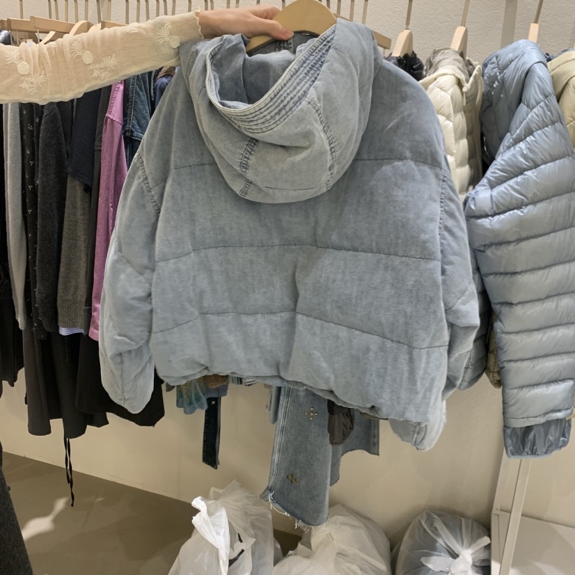 IFU HOUSE東大門直郵女士新款時尚熱賣休閑短款羽絨服鴨絨IFU HOUSE短款羽絨服