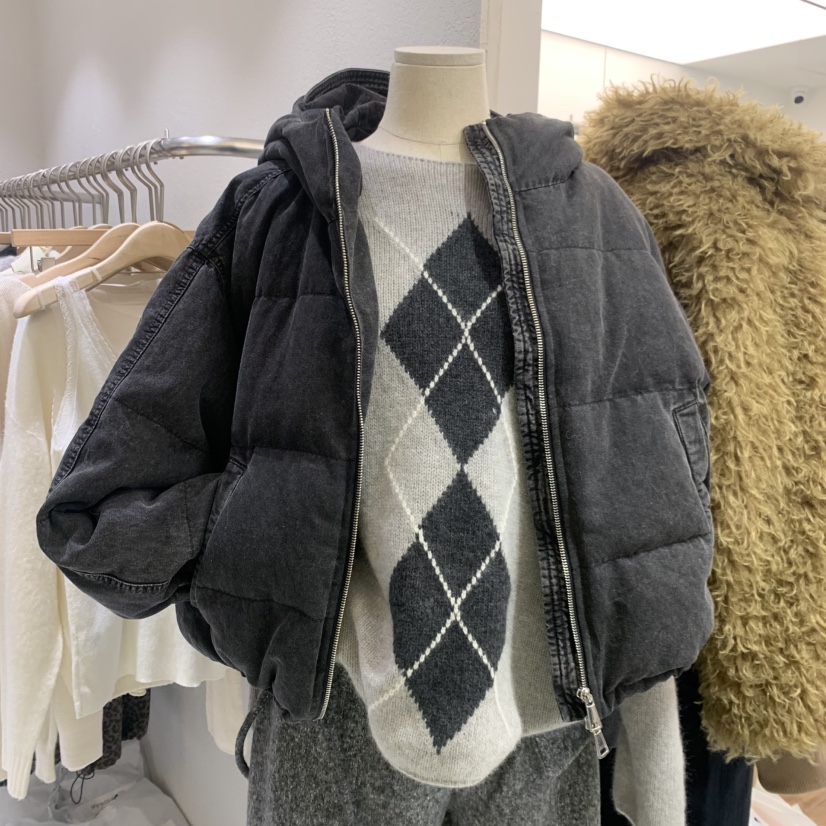 IFU HOUSE東大門直郵女士新款時尚熱賣休閑短款羽絨服鴨絨IFU HOUSE短款羽絨服圖色2