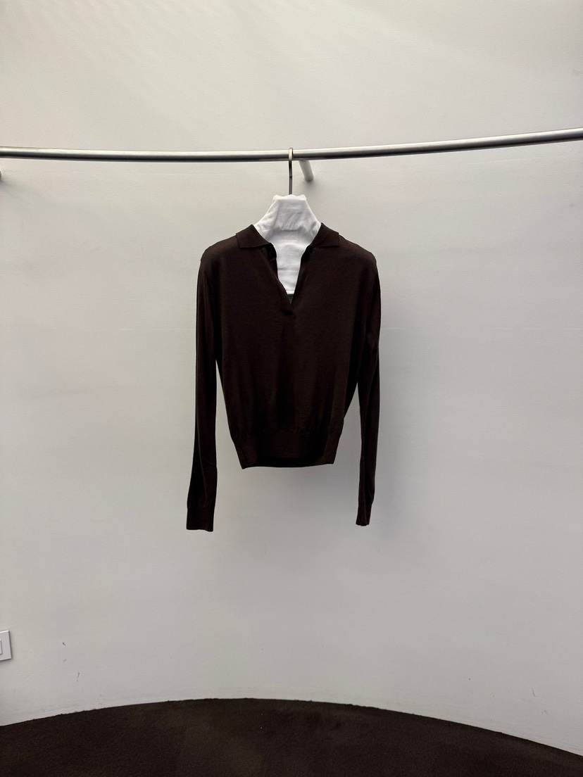 WIDA-P/RENEJ韓國直郵女士新品人氣熱賣真品針織衫絲綢WIDA-P/RENEJ針織衫圖色4棕色