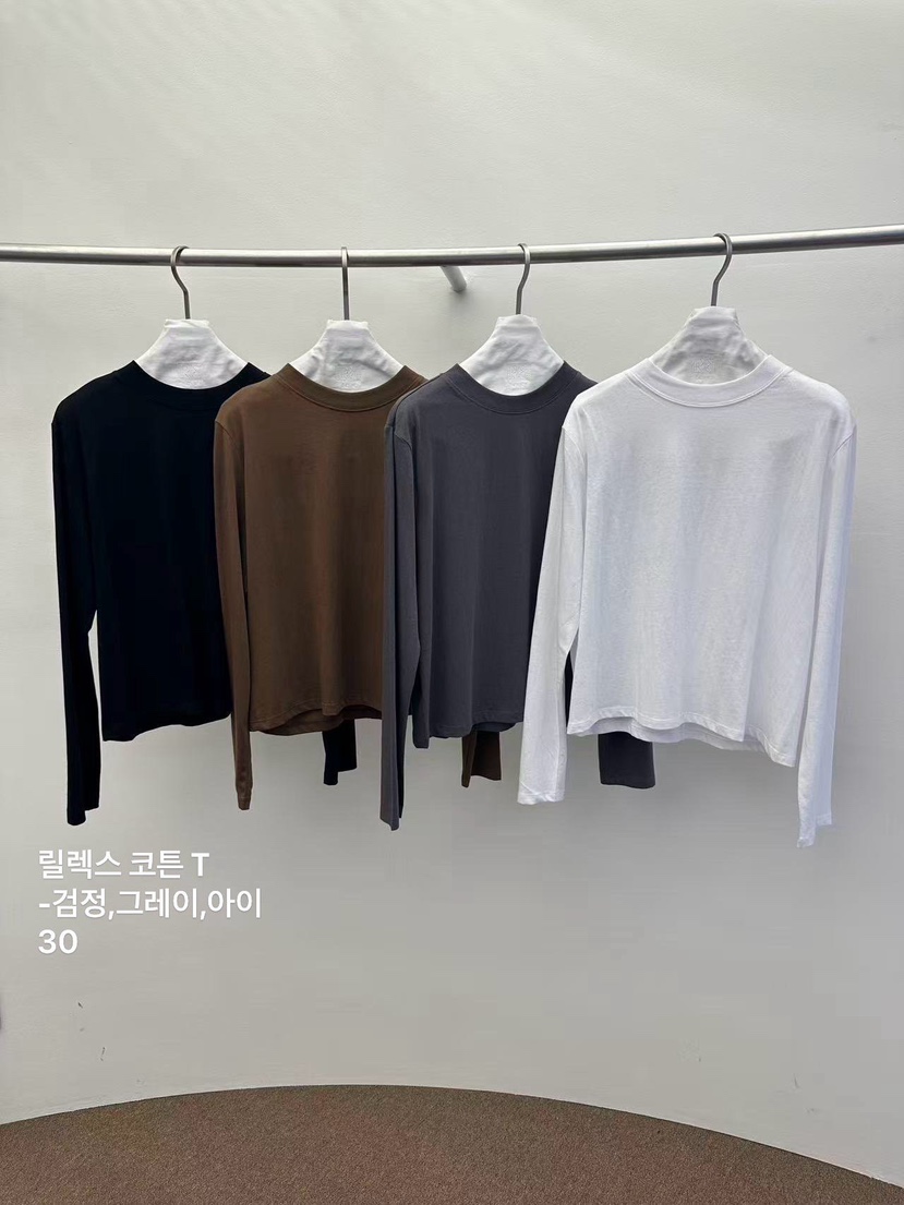 WIDA-P/RENEJ東大門代購女士新品推薦真品熱賣長袖T恤棉WIDA-P/RENEJ長袖T恤