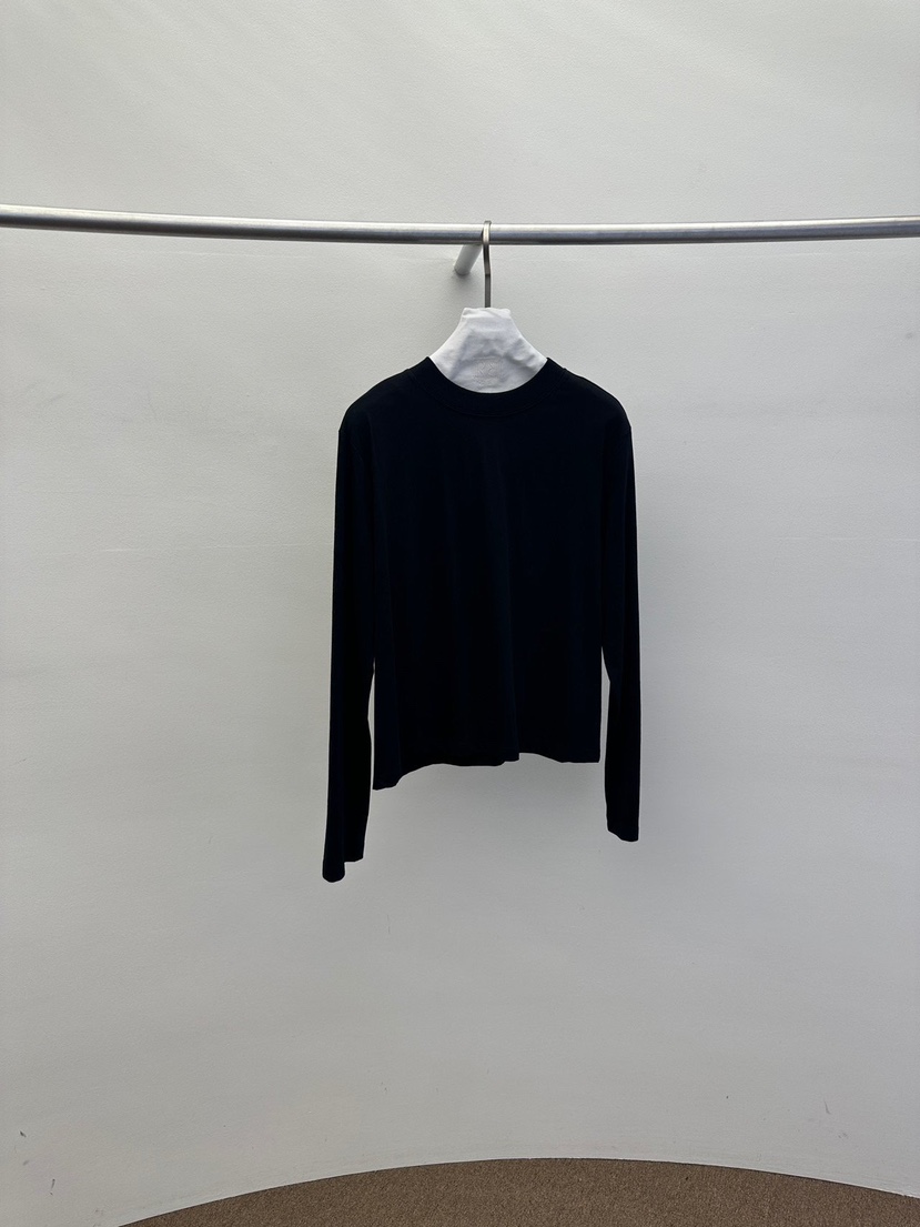 WIDA-P/RENEJ東大門代購女士新品推薦真品熱賣長袖T恤棉WIDA-P/RENEJ長袖T恤圖色3黑色