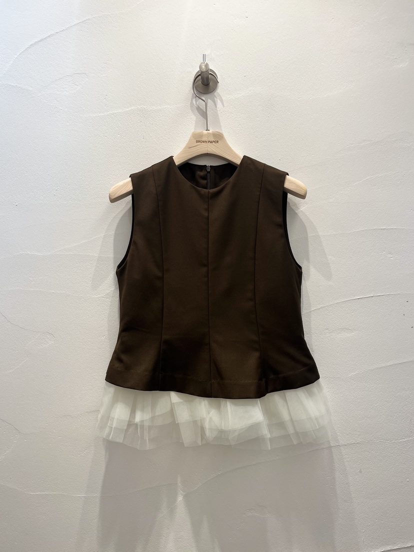 BROWN PAPER韓國代購女士新品推薦人氣休閑熱賣吊帶背心BROWN PAPER吊帶/背心圖色1
