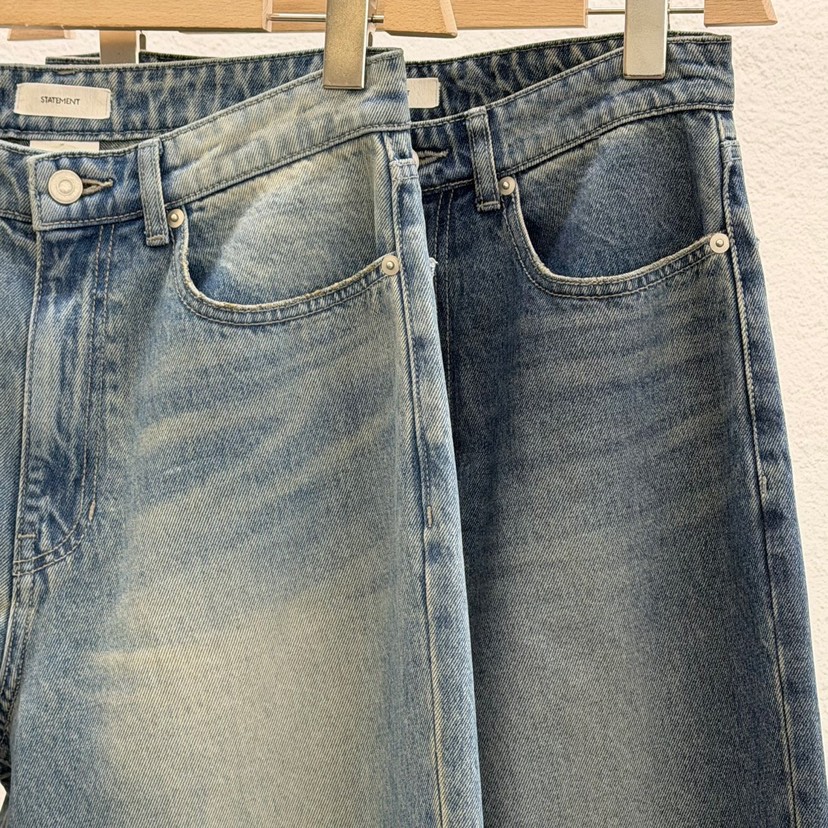 STATEMENT東大門實拍女裝新品真品休閑人氣推薦時尚牛仔褲STATEMENT牛仔褲