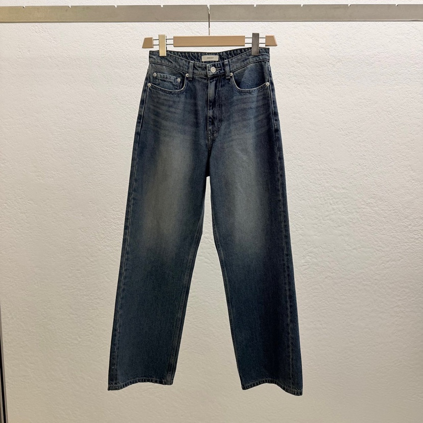 STATEMENT東大門實拍女裝新品真品休閑人氣推薦時尚牛仔褲STATEMENT牛仔褲圖色2深色