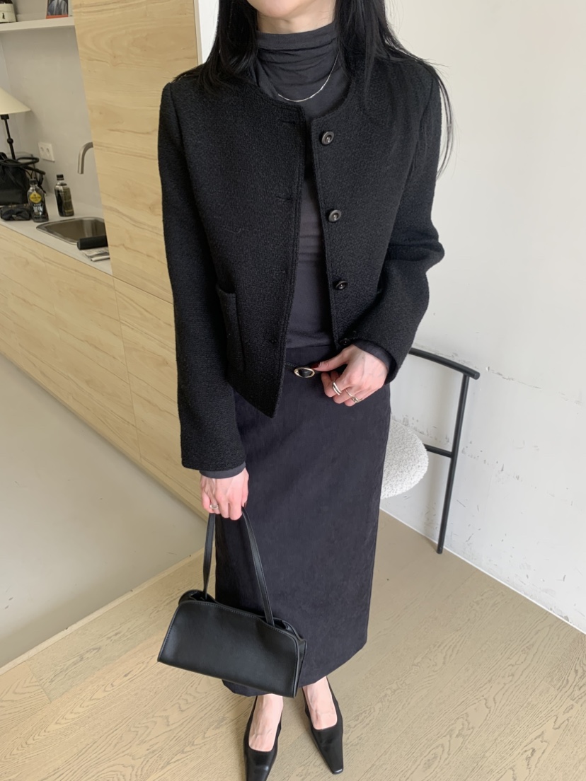 ONVEIL東大門直郵女裝新品熱賣休閑推薦人氣夾克粗花呢絨ONVEIL夾克