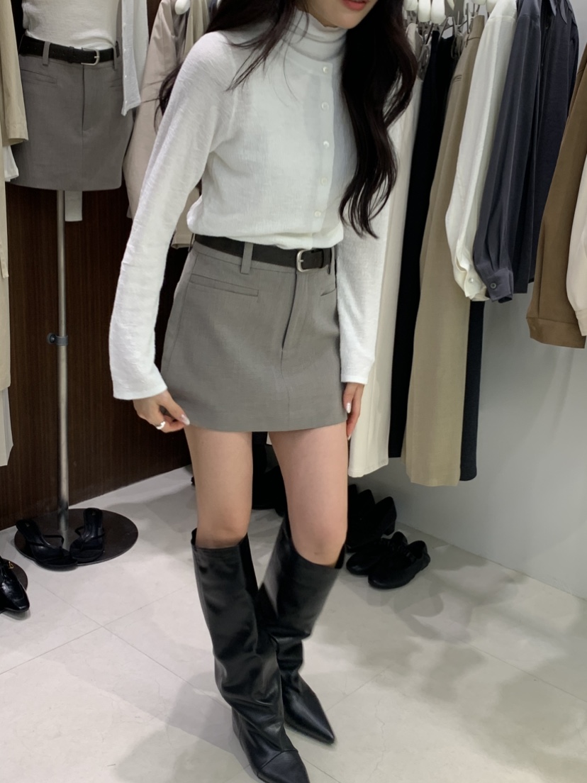 ONVEIL韓國代購女士新品推薦真品時尚熱賣裙褲不含腰帶口袋ONVEIL裙褲圖色3