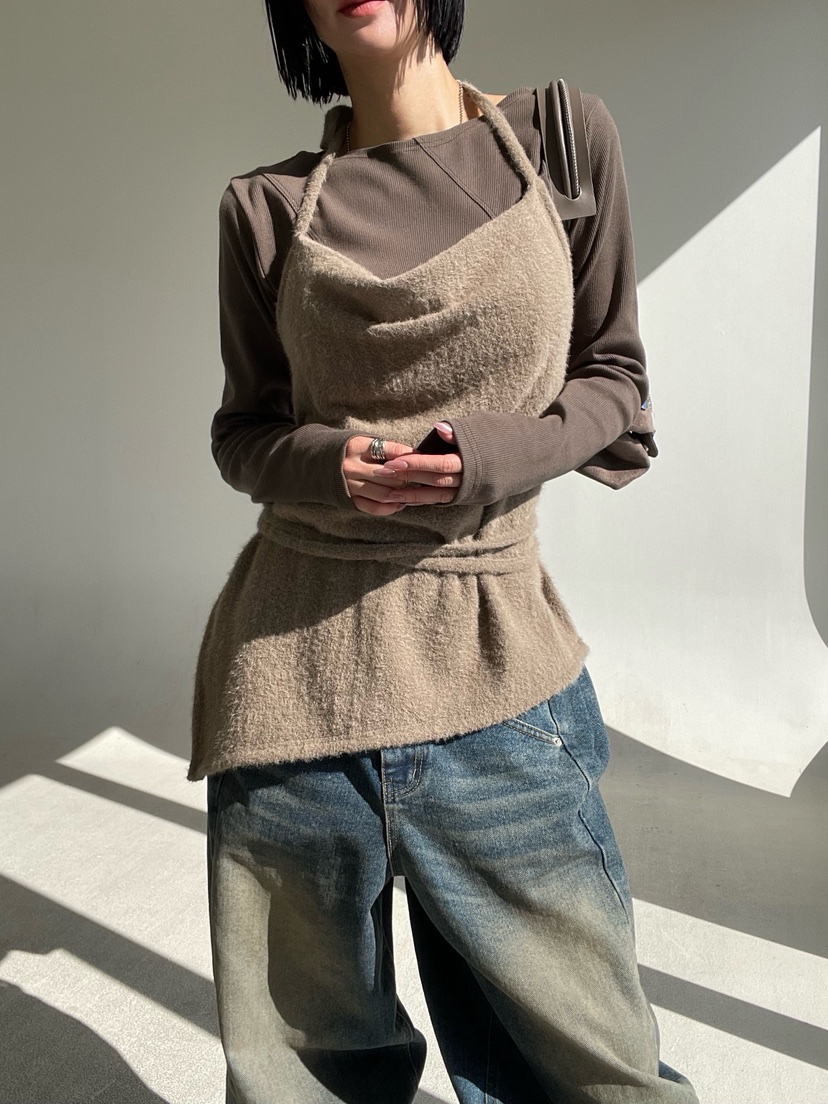 REIZ韓國代購女士新品人氣熱賣真品時尚推薦休閑吊帶背心REIZ吊帶/背心