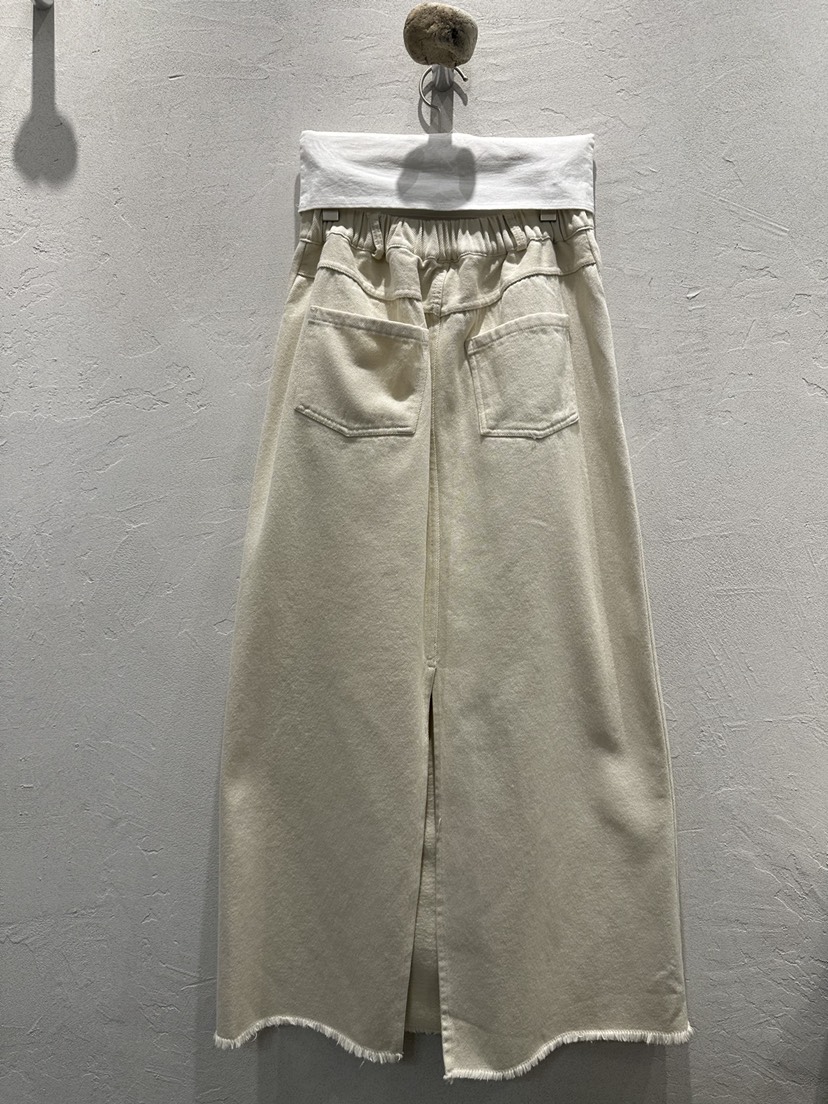 AT NOTE韓國代購女裝新品休閑時尚熱賣真品推薦長裙開衩AT NOTE長裙