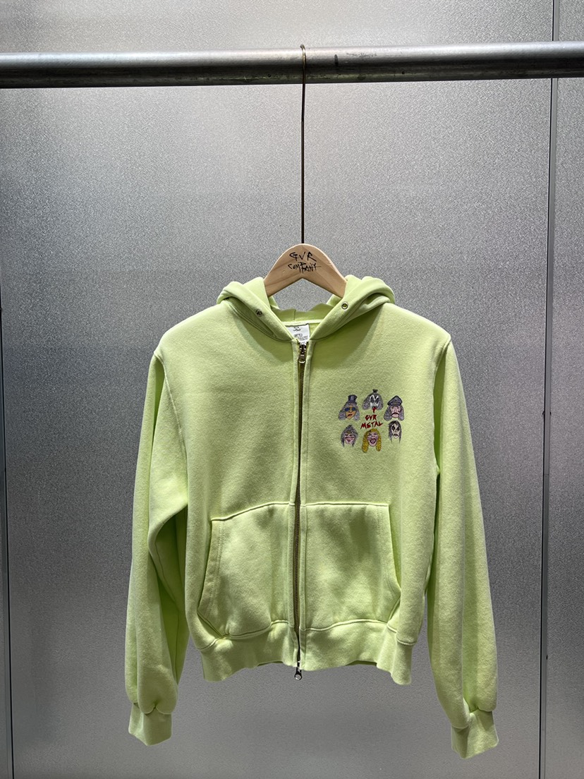 GVR COMPANY/RAWOO韓國代購女裝新款推薦衛衣拉鏈連帽衫連帽衫加絨水洗GVR COMPANY/RAWOO衛衣圖色1