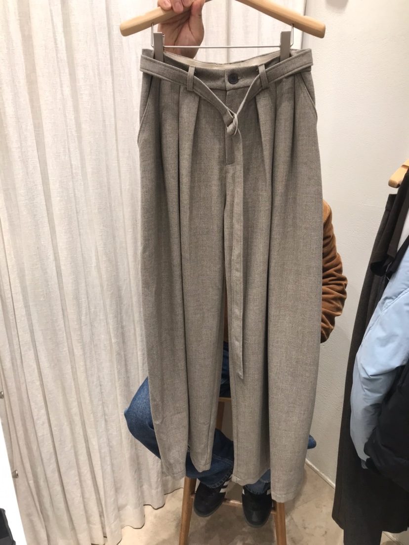 AHOY韓國直郵女士新款時尚推薦熱賣休閑真品休閑褲含腰帶AHOY  CRANAE-2件起休閑褲圖色1