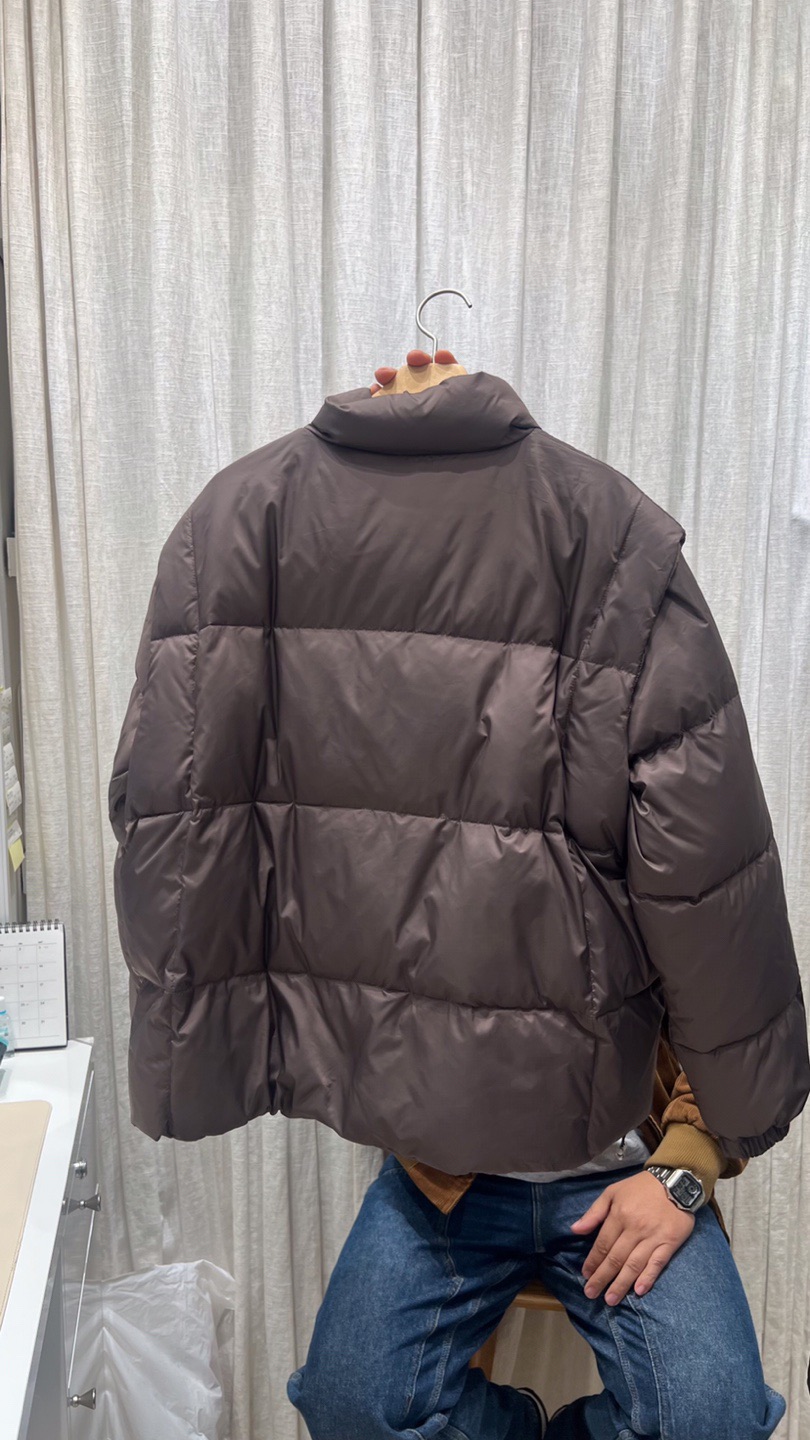 AHOY東大門直郵女裝新款休閑熱賣時尚短款羽絨服可拆卸鴨絨AHOY  CRANAE-2件起短款羽絨服