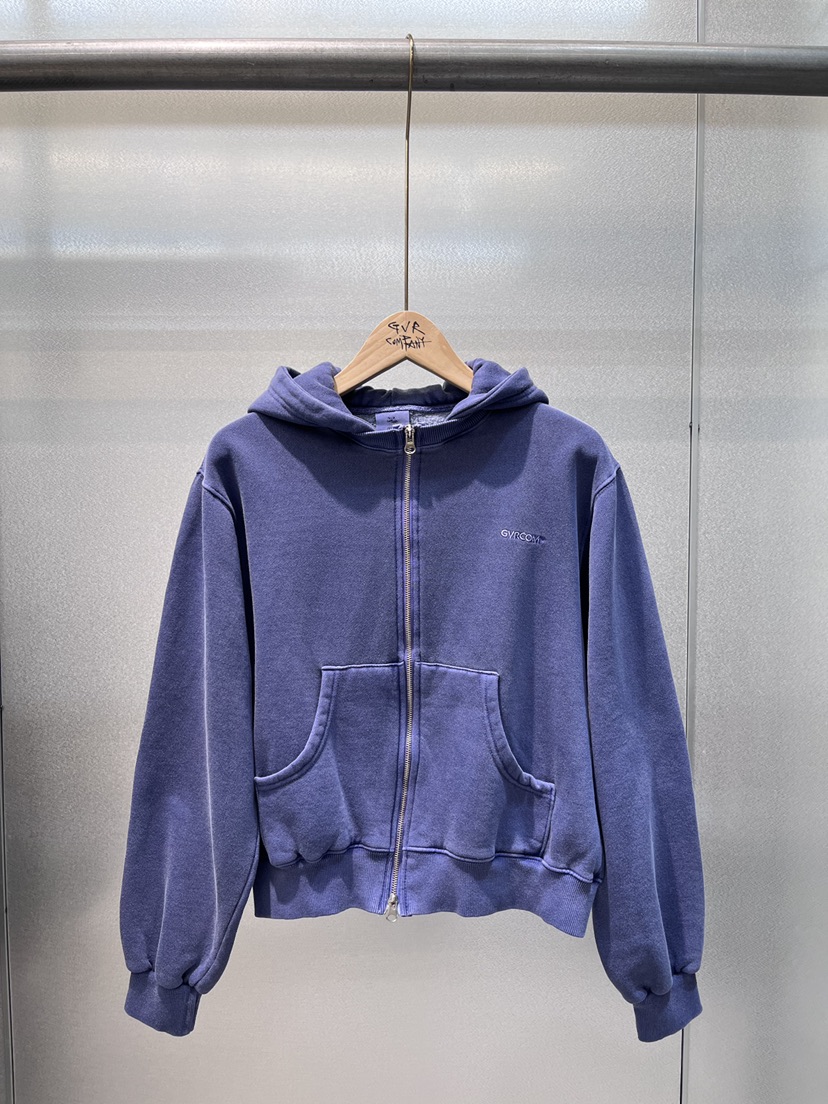 GVR COMPANY/RAWOO東大門直郵女裝新品熱賣衛衣拉鏈連帽衫連帽衫加絨GVR COMPANY/RAWOO衛衣圖色1