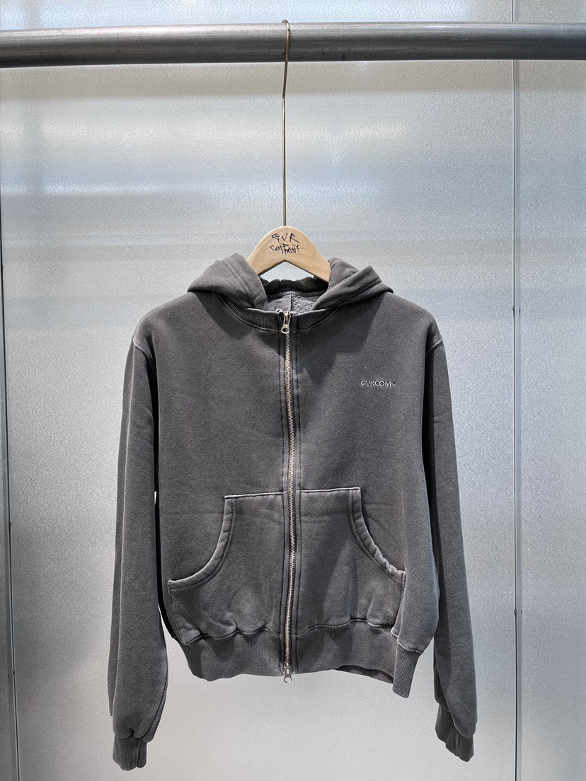 GVR COMPANY/RAWOO東大門直郵女裝新品熱賣衛衣拉鏈連帽衫連帽衫加絨GVR COMPANY/RAWOO衛衣圖色2