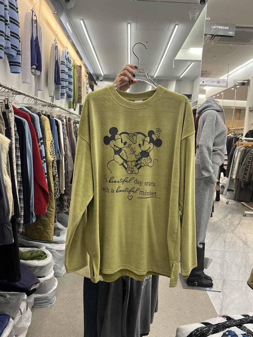 LATTEMOOD東大門實拍女士新品推薦休閑人氣真品時尚長袖T恤LATTEMOOD長袖T恤圖色2
