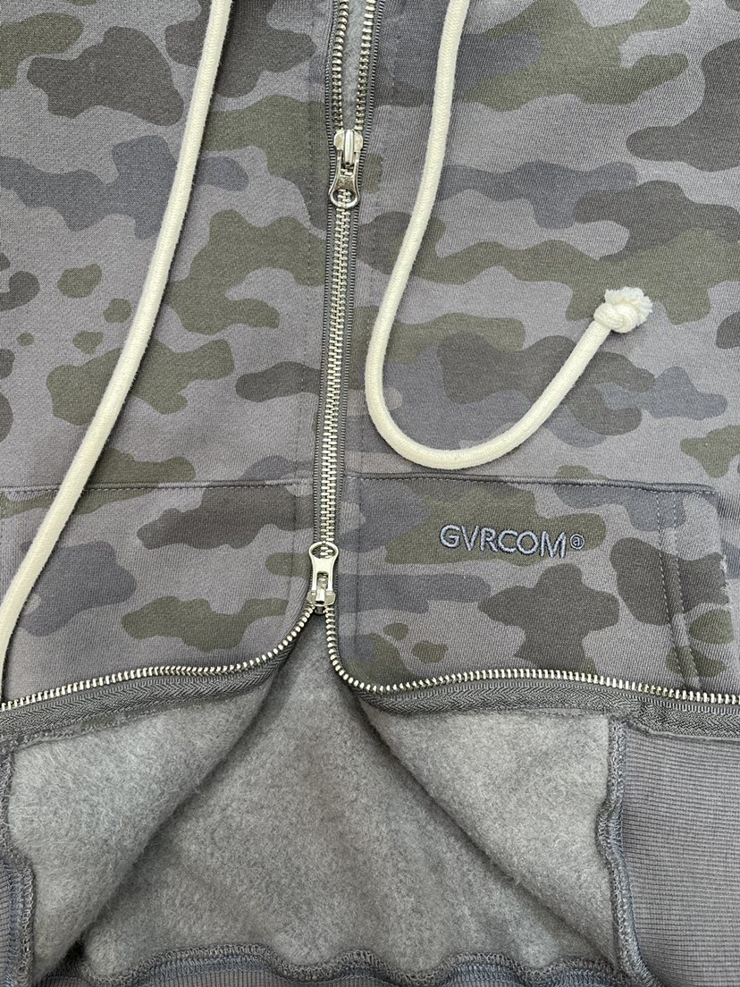 GVR COMPANY/RAWOO東大門實拍女士新款熱賣衛衣拉鏈連帽衫連帽衫加絨迷彩GVR COMPANY/RAWOO衛衣