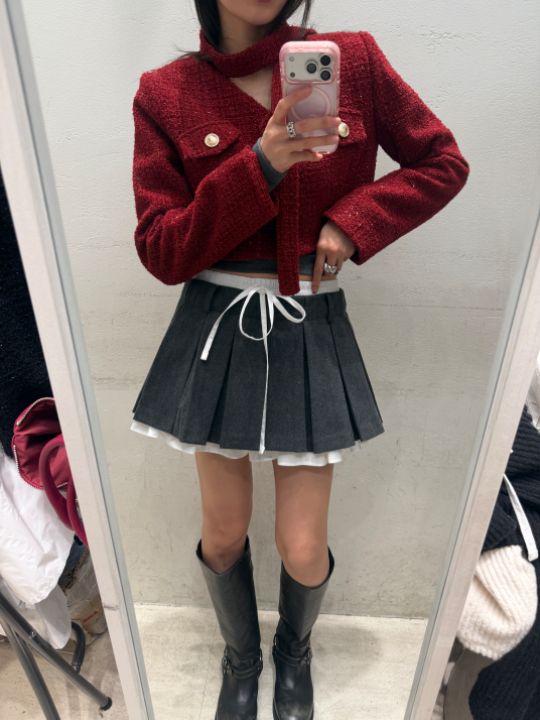 mars東大門實拍女裝新品人氣推薦時尚真品休閑夾克含脖帶mars夾克