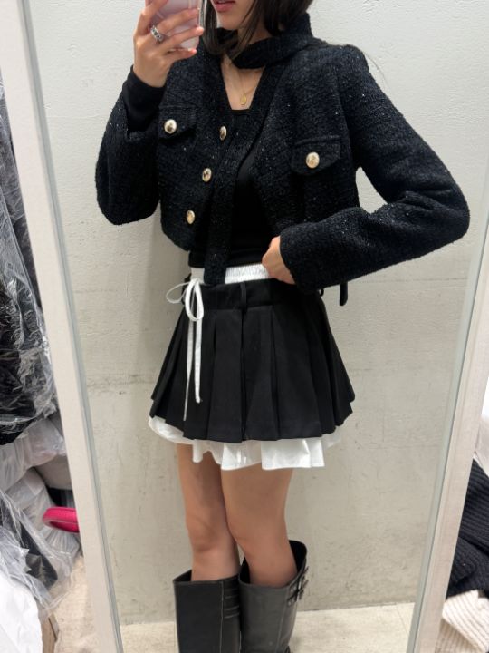 mars東大門實拍女裝新品人氣推薦時尚真品休閑夾克含脖帶mars夾克