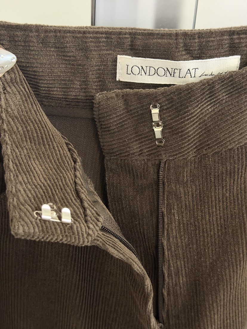 LONDON FLAT韓國直郵女士新品人氣熱賣時尚休閑褲燈芯絨LONDON FLAT休閑褲