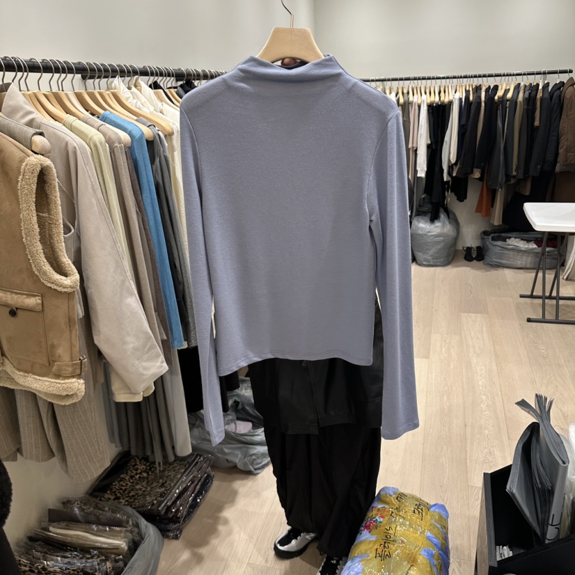 NOTTINGHAM/AVECNOUS/MODEST東大門實拍女裝新款時尚長袖T恤MODEST/NOTTINGHAM長袖T恤