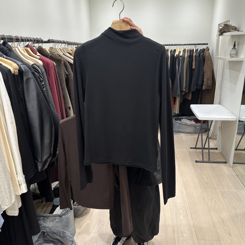 NOTTINGHAM/AVECNOUS/MODEST東大門實拍女裝新款時尚長袖T恤MODEST/NOTTINGHAM長袖T恤圖色3