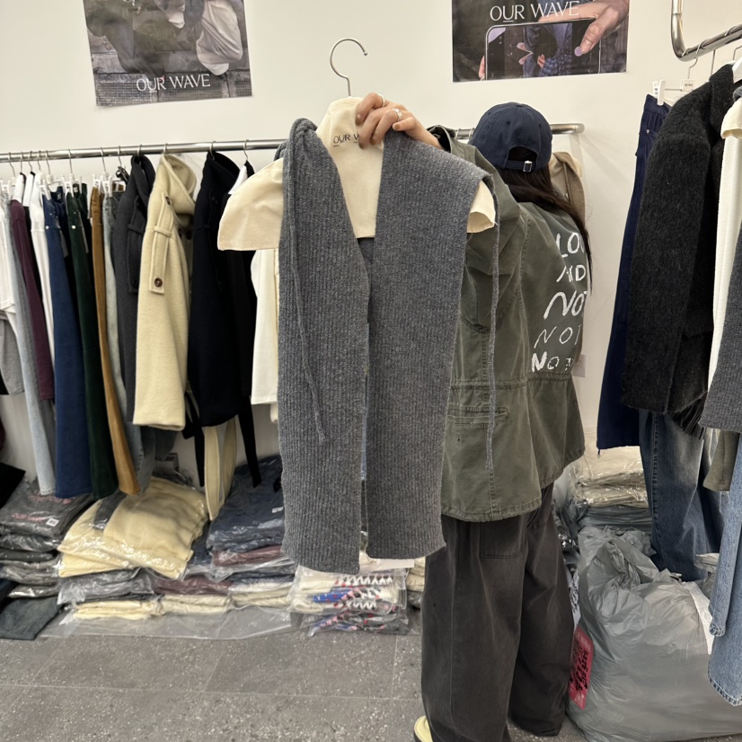 OURWAVE/OUR ROOM東大門直郵女裝新款休閑圍巾披肩圍巾連帽OURWAVE/OUR ROOM圍巾/披肩圖色3