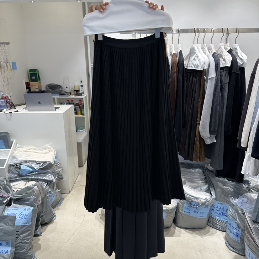 RICH SISTER東大門直郵女裝新品人氣休閑時尚推薦熱賣長裙RICH SISTER長裙圖色1黑色
