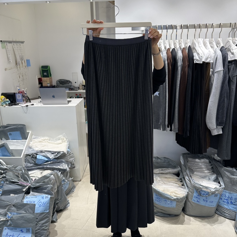 RICH SISTER東大門直郵女裝新品人氣休閑時尚推薦熱賣長裙RICH SISTER長裙圖色3墨色